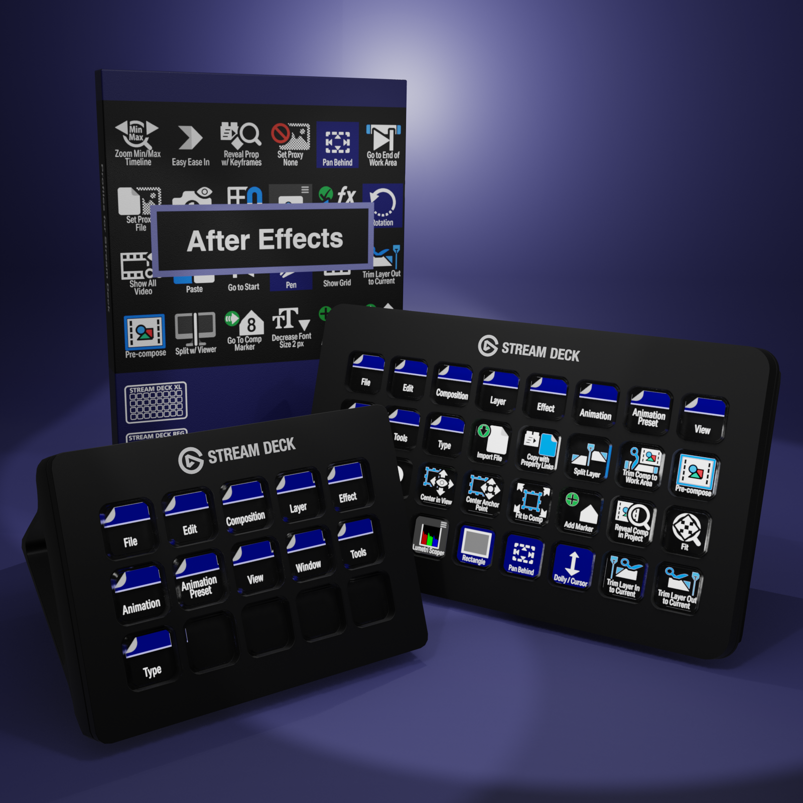 After Effects Profiles for Stream Deck XL/Reg