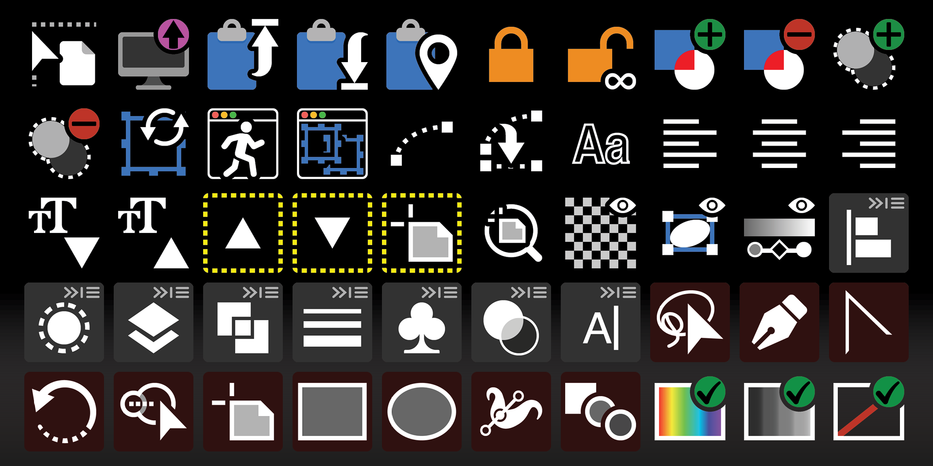 Adobe Illustrator 2026 Sampler - Icons - Unlabelled.png
