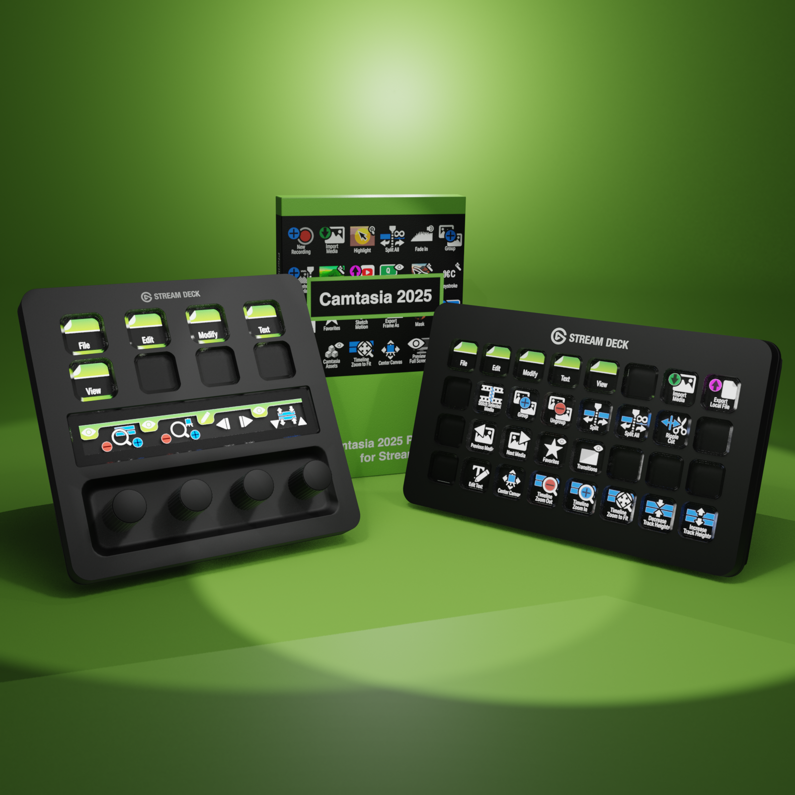 Camtasia Profiles for Stream Deck XL - Reg - Plus