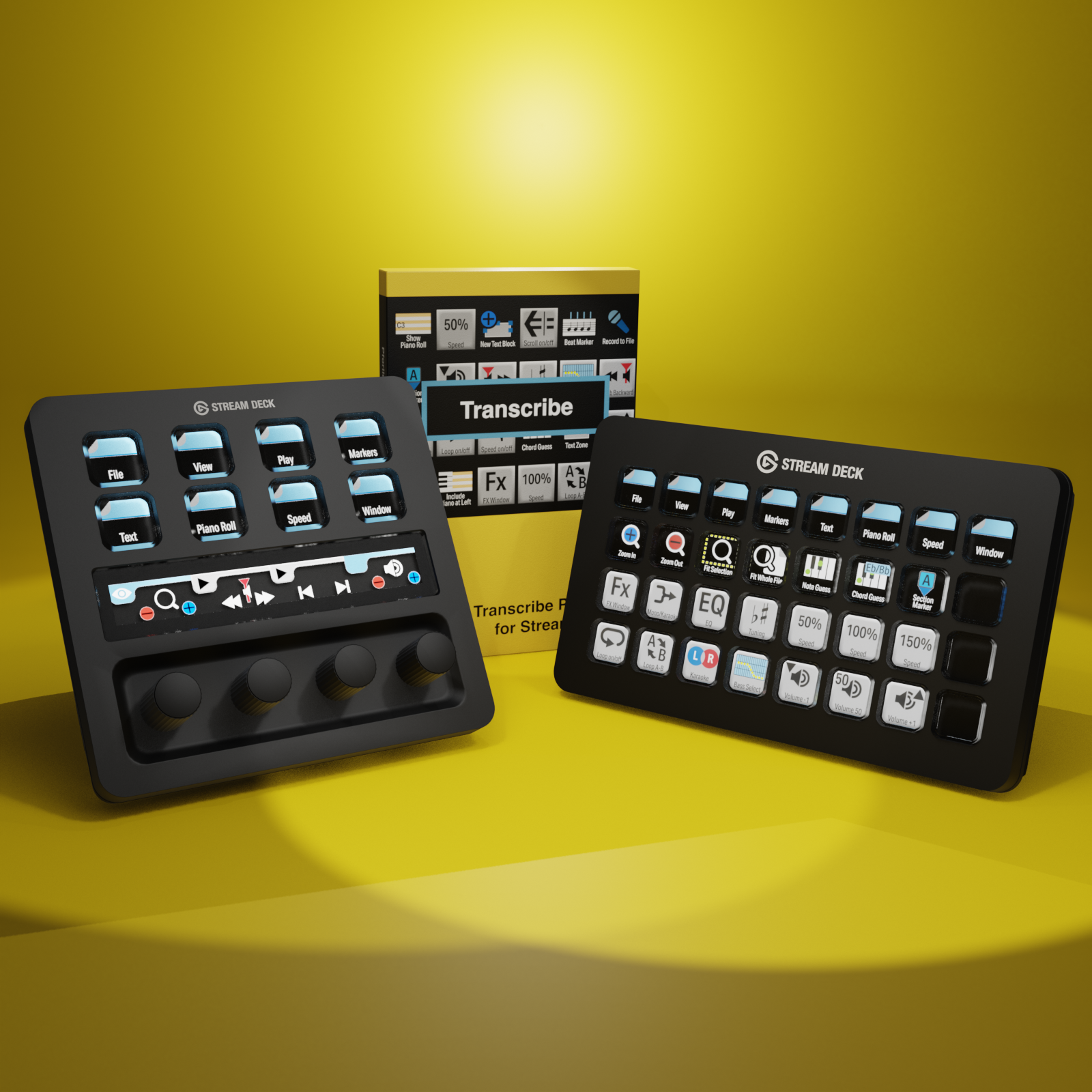 FREE Transcribe Icons for Stream Deck XL - Reg - Plus