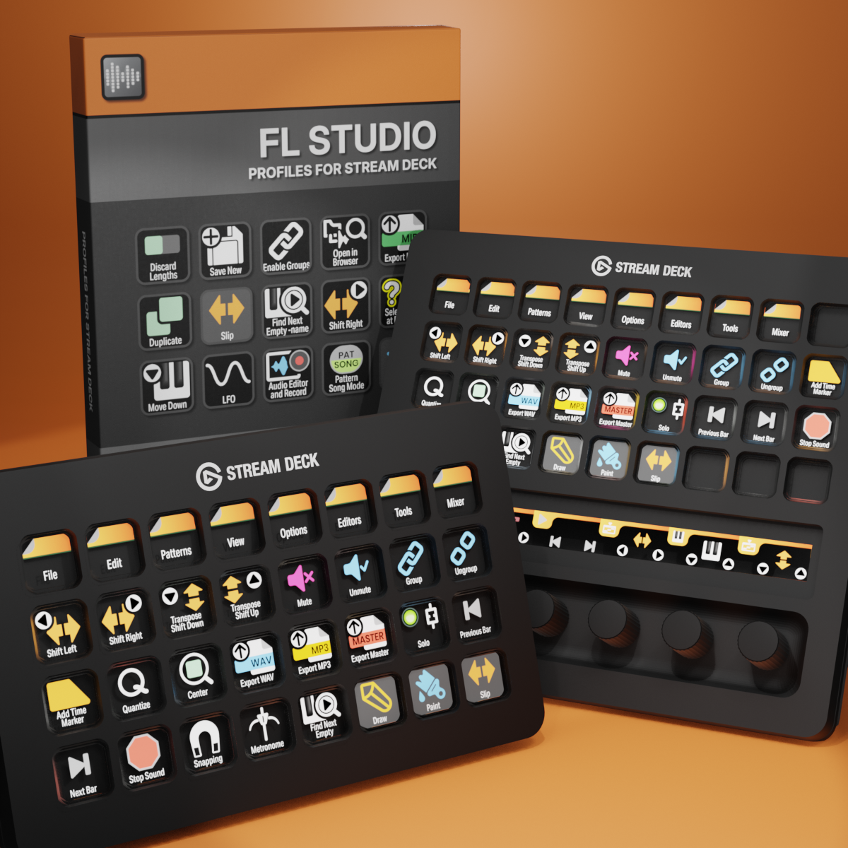 FL Studio Profiles for Stream Deck XL - Reg - Plus - XL+