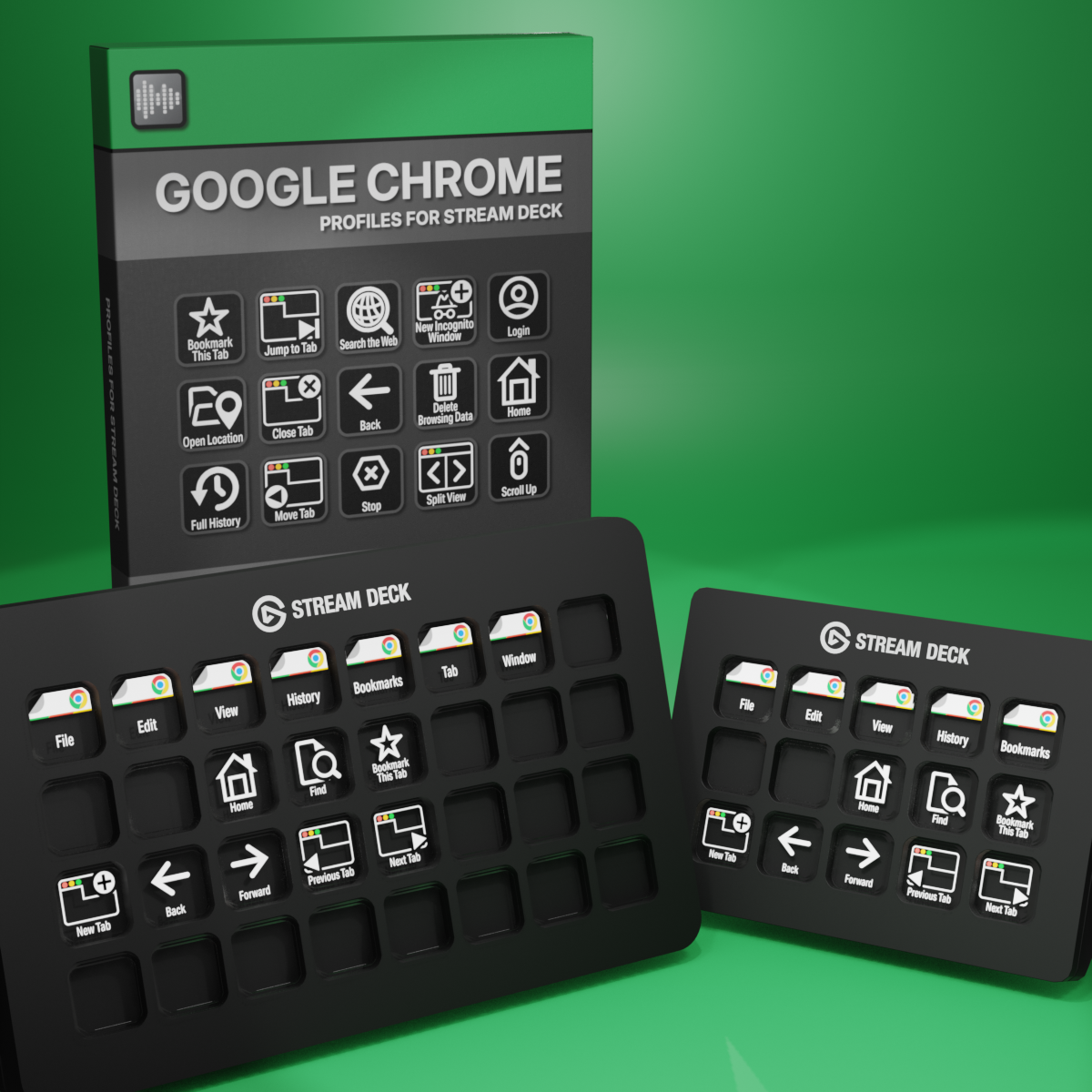 Google Chrome Profile for Stream Deck XL - Reg