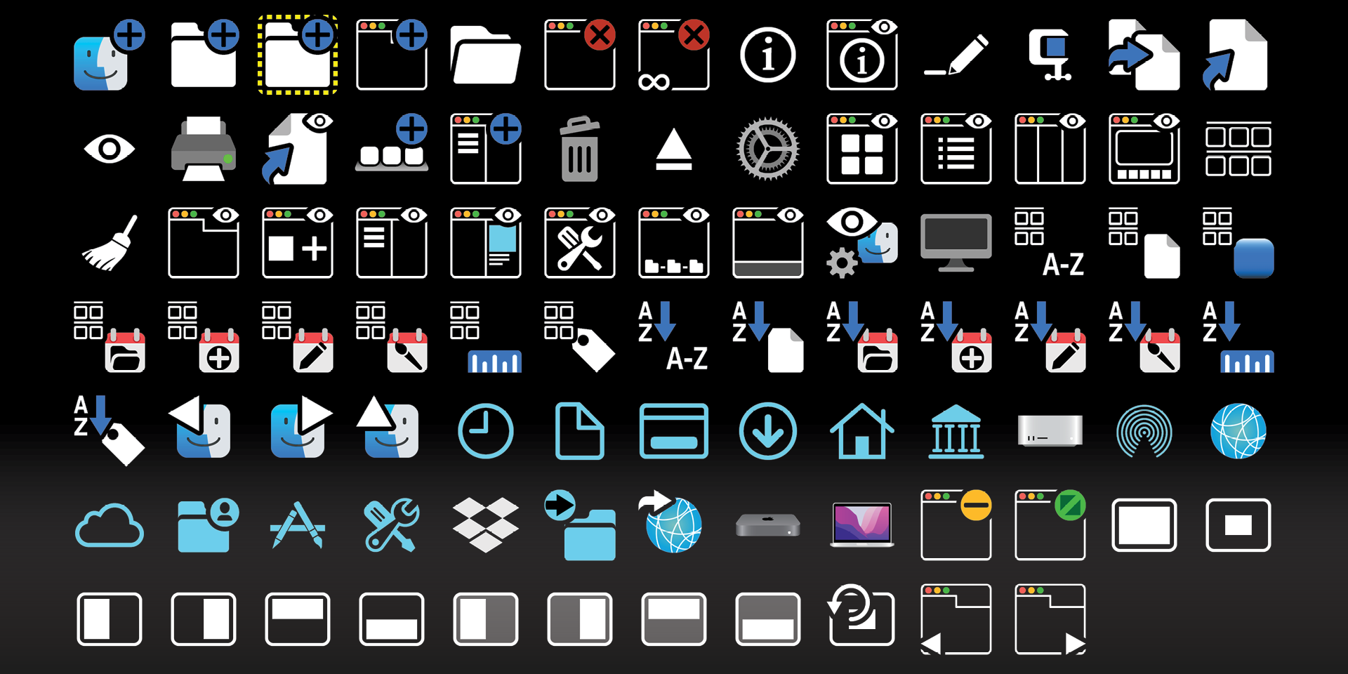 Apple Finder - Unlabelled