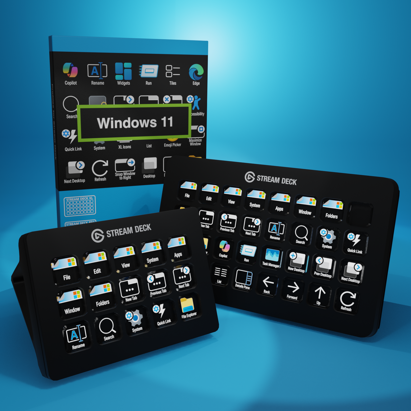 FREE Windows 11 Profile for Stream Deck XL - Reg