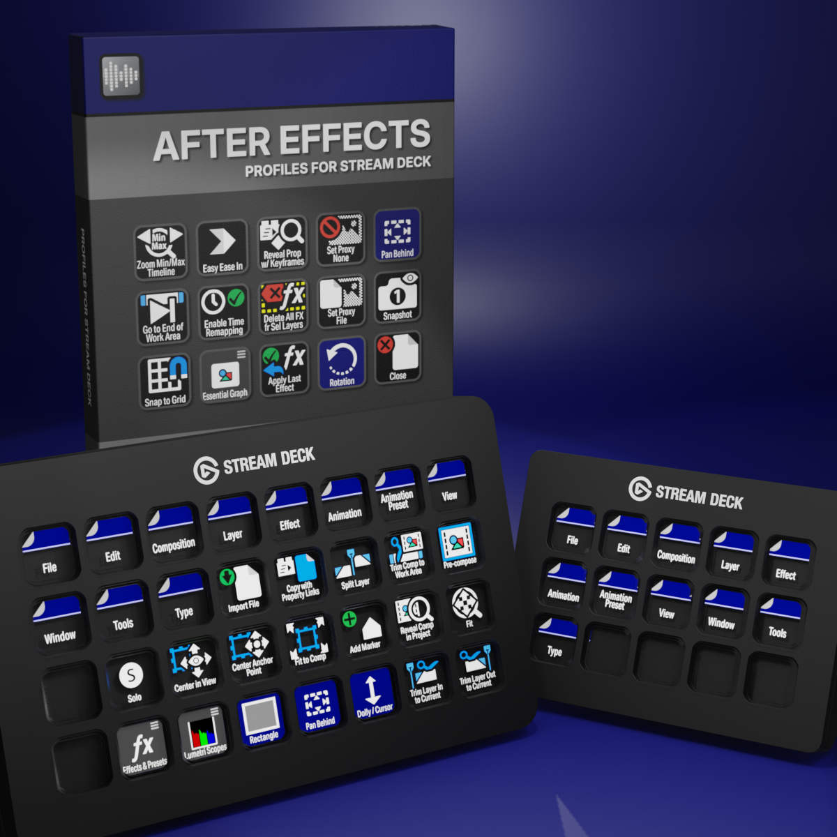 After Effects Profiles for Stream Deck XL/Reg
