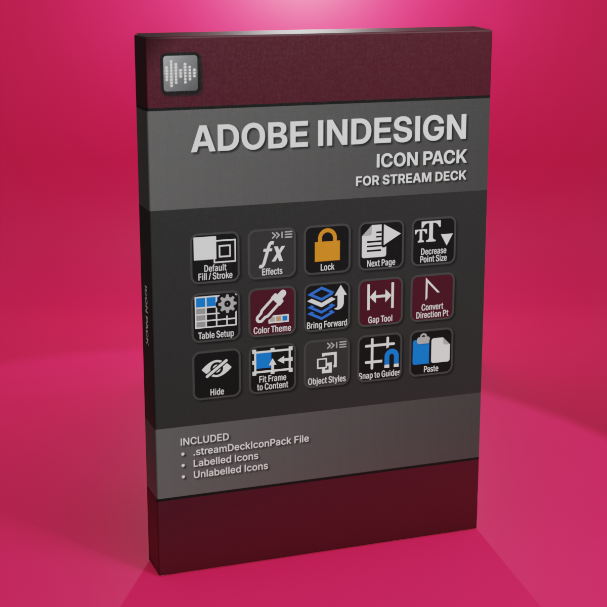 Adobe InDesign Icon Sets