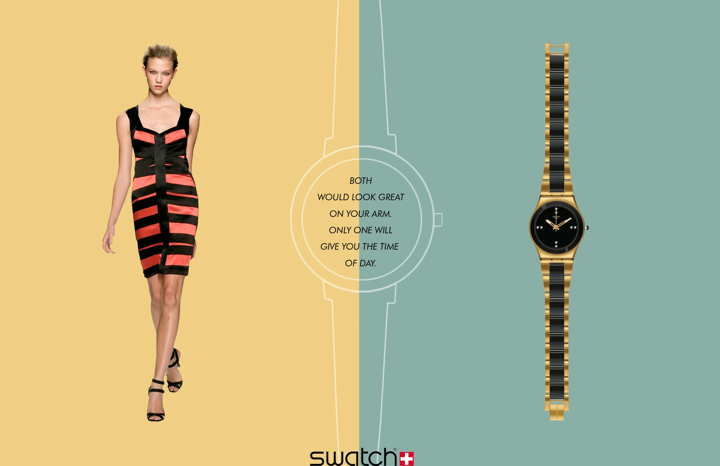  HEADLINE: &nbsp; Both would look great on your arm. Only one will give you the time of day. 