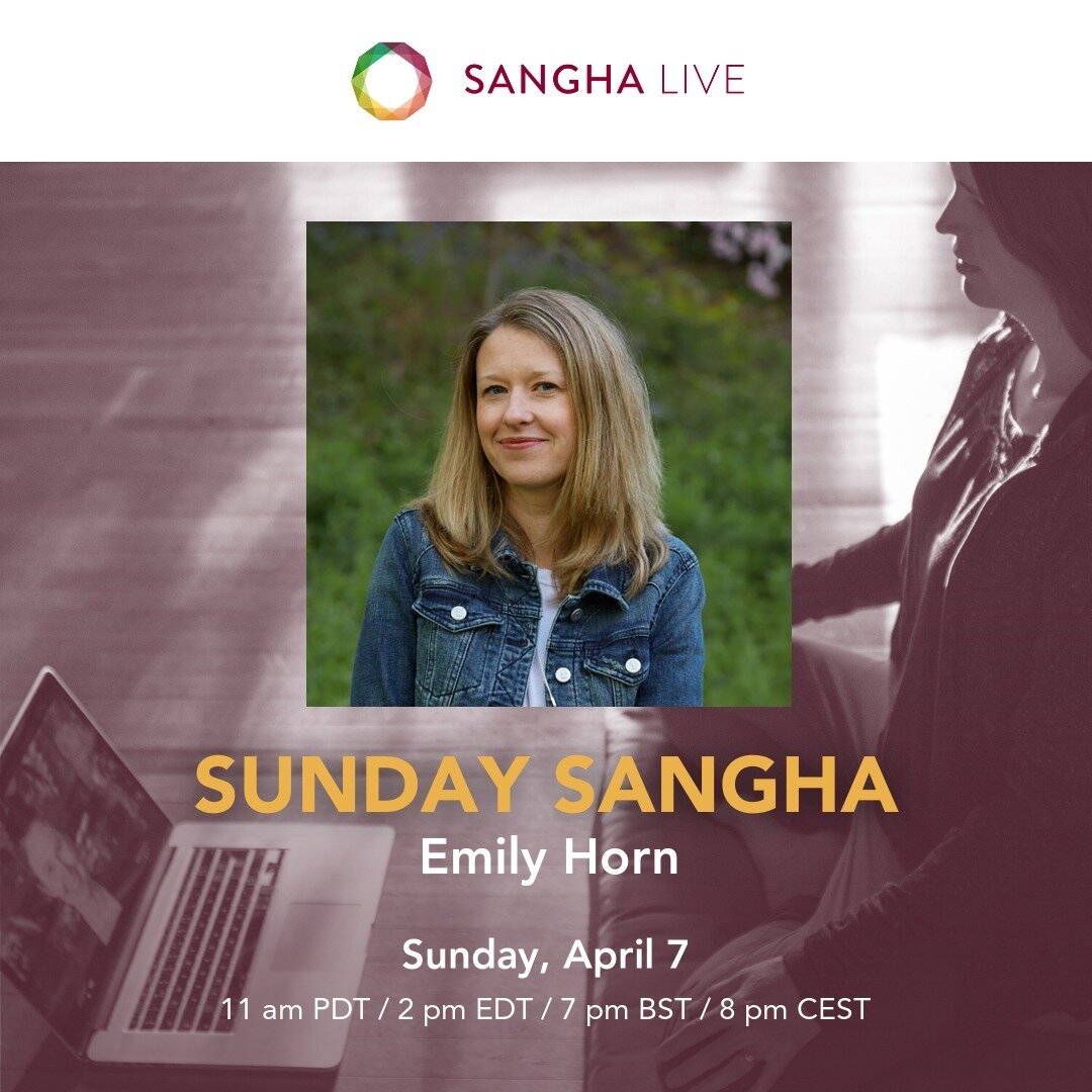 Hi dear spiritual friends, 
What are you up to this Sunday? I'll be teaching for @sangha.live 💛 and you're invited. 

It is offered on a donation basis. 
May it support the building of a ❤️🌎
👇more info (link also in linktree)🎉

🌔--The Phases of 