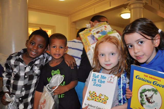Happy Readers (Greenwich Free Press photo) 