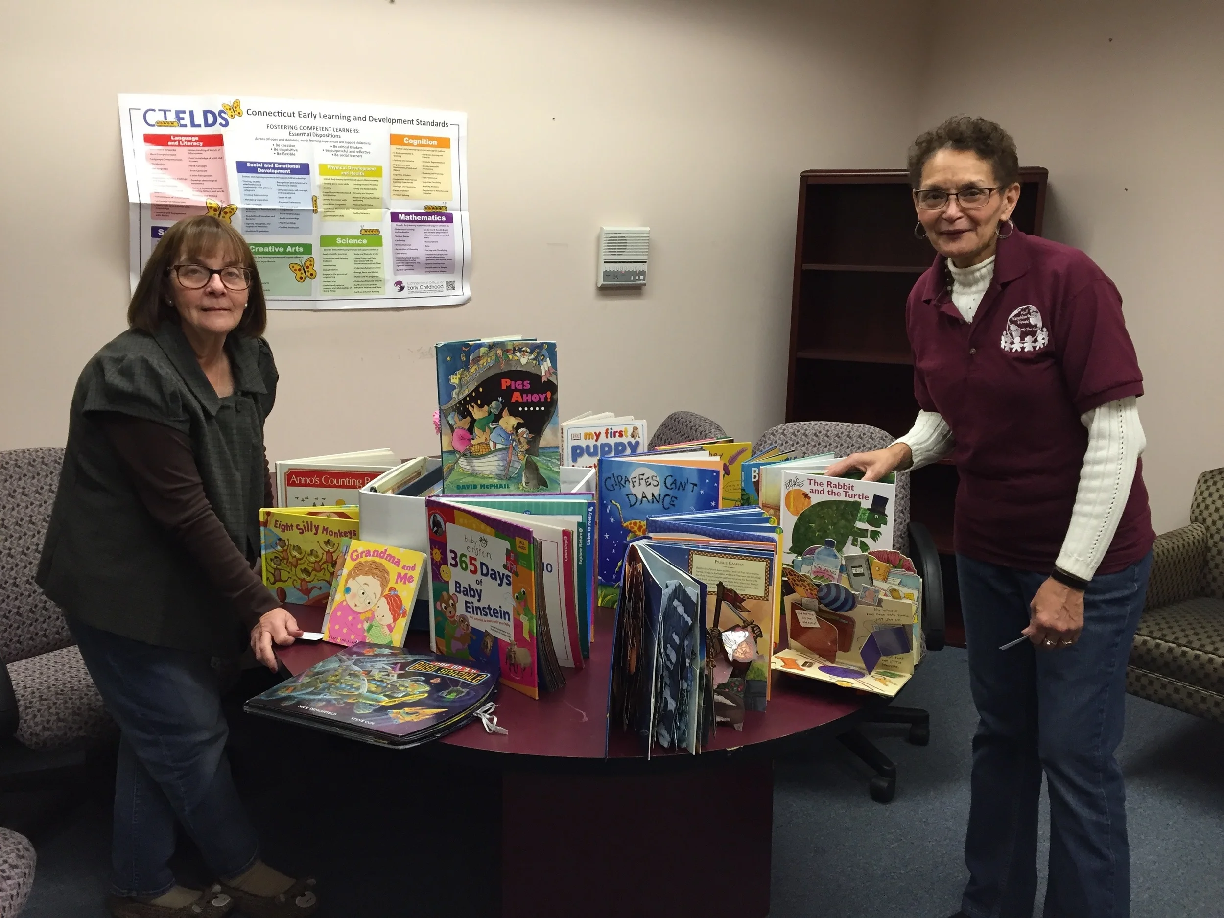 Jill Lamberti, Director of Child Development and Madeline Carrillo, Childcare Coordinator