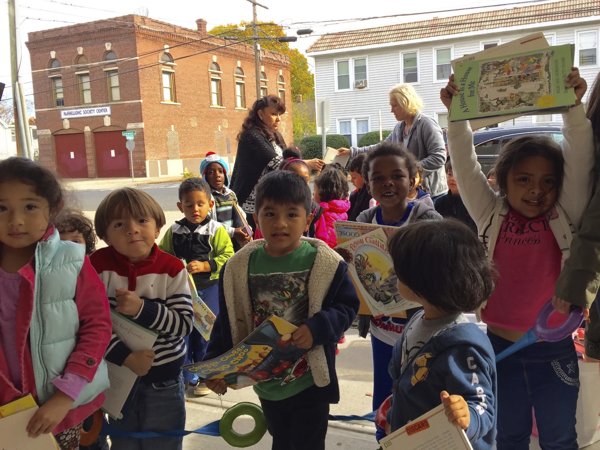 CLC's enthusiastic preschoolers love the books
