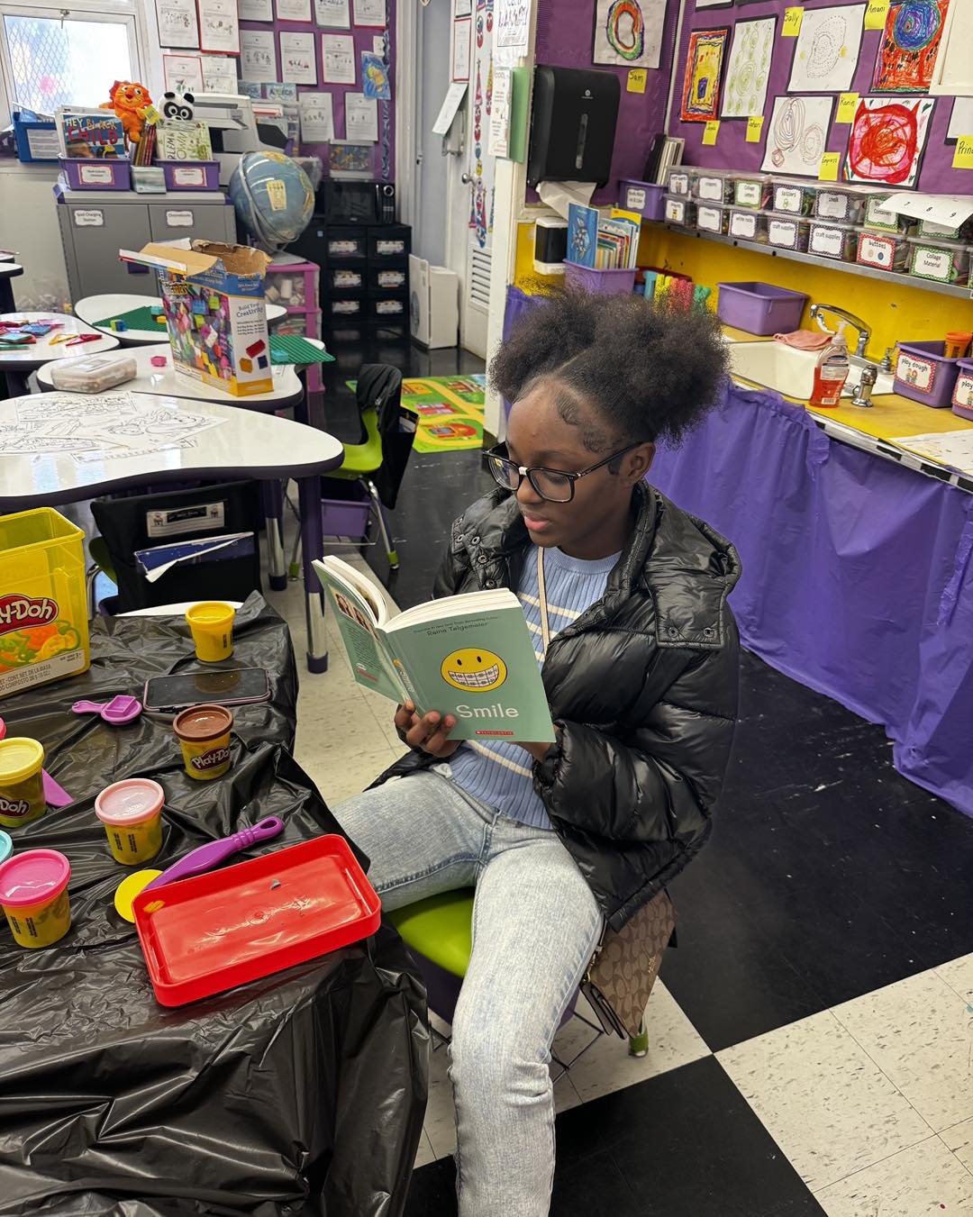 We love it when our patrons take boxes of books to book deserts. Kudos to Cecilia for her donations to PS 92 Mary McLeod Bethune school in Harlem