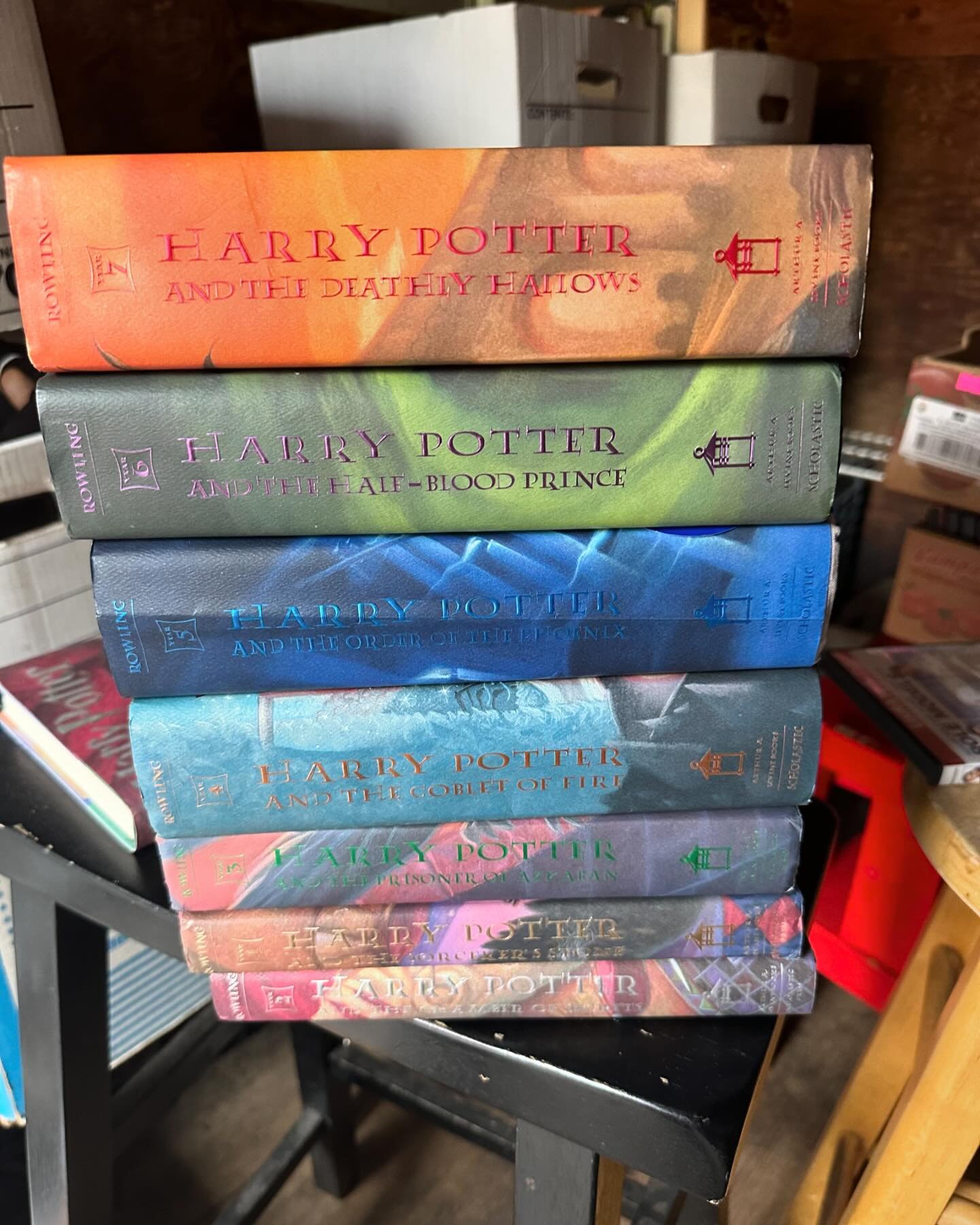 Calling all Potter Heads!

Each summer Alexis collects the full HP series to deliver to kids living under-resourced communities. These sets are extremely popular and it takes months to collect all seven books. 

If you are cleaning out your library, 