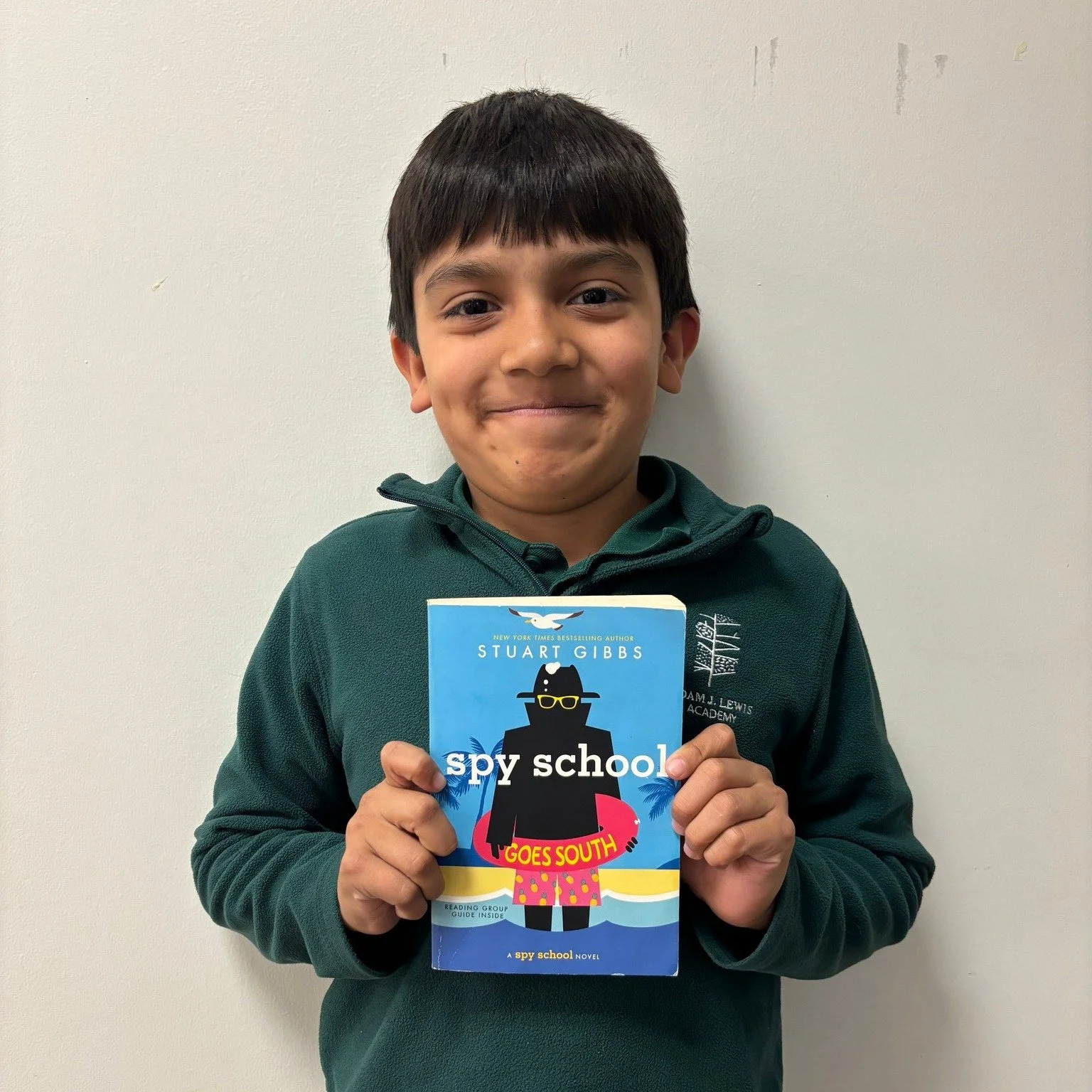 Adam J. Lewis Academy in Bridgeport is a new school for us this week. Loved to see that  the kids were thrilled with some of the choices. We have promised to find some more Stuart Gibbs books for this avid reader!