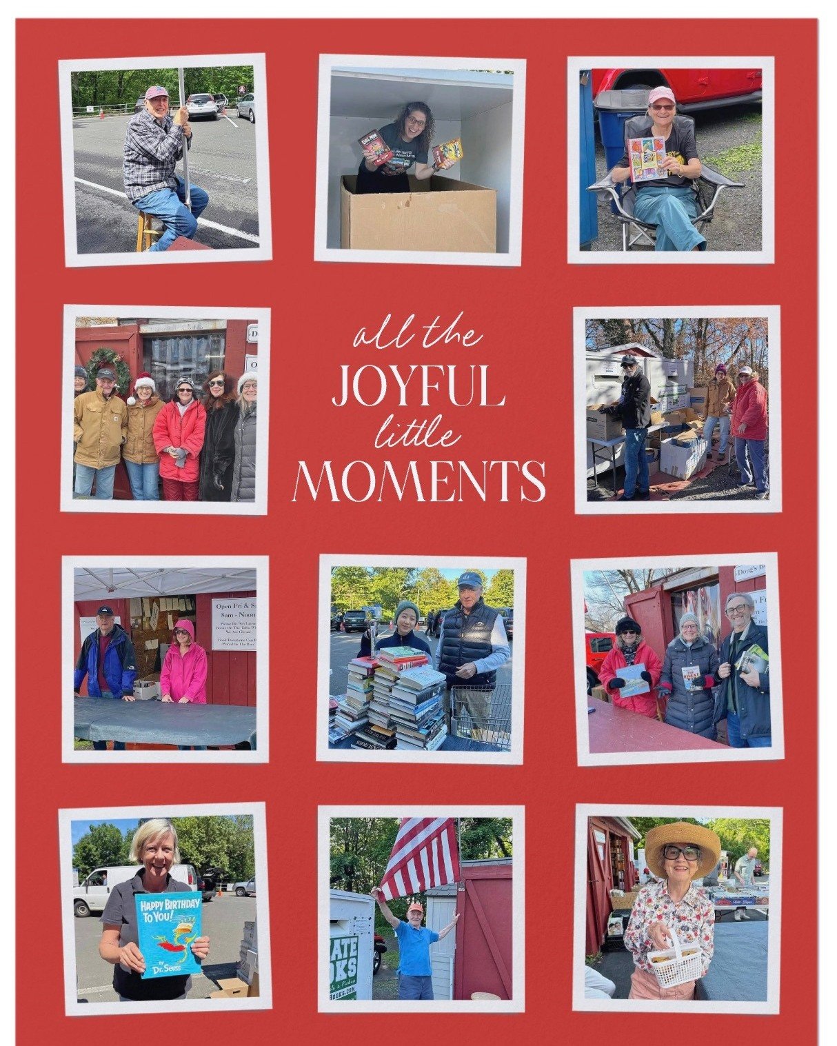 It's our volunteers that make the Book Swap a special place. 
Wishing you all a Happy New Year!