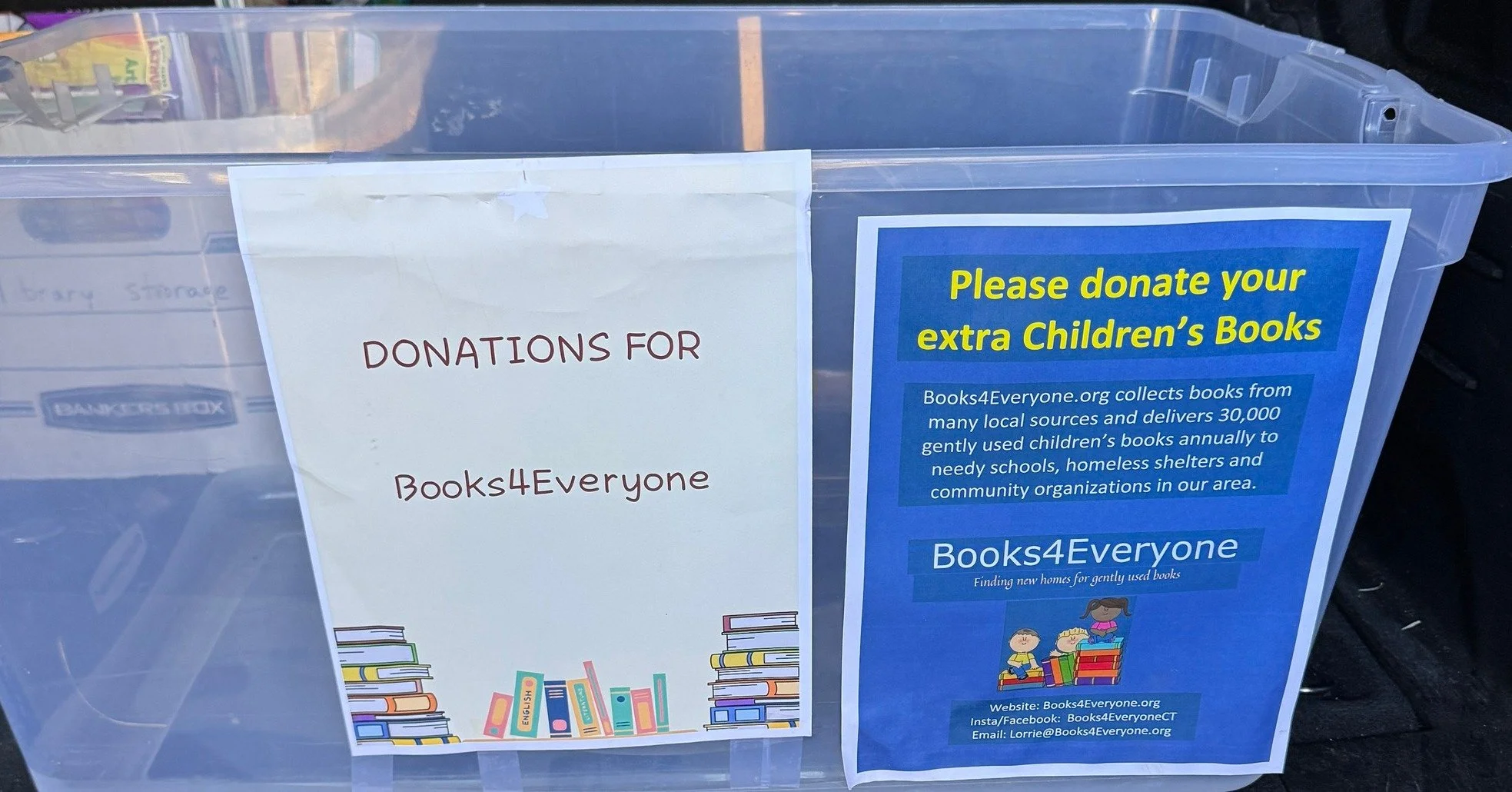 Thanks so much to Jaime Quackenbush and the students of Putnam Indian Field School who ran a children's book drive for us. We got a great haul that we will be delivering to needy schools soon.  @putnamindianfieldschool