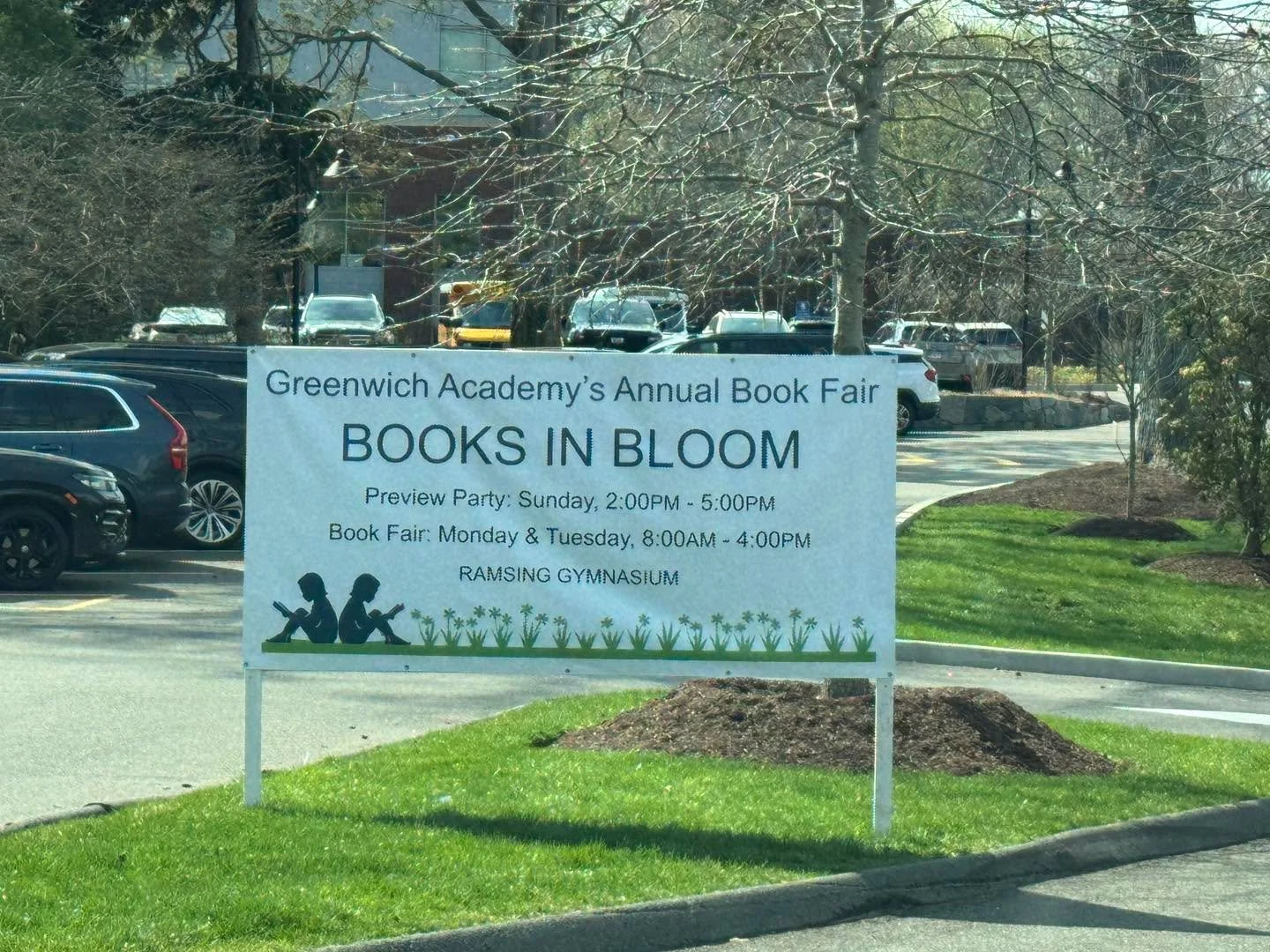 Thanks so much to Kelly Bulkhalter for donating a huge number of gently used books from Greenwich Academy&rsquo;s annual book fair.