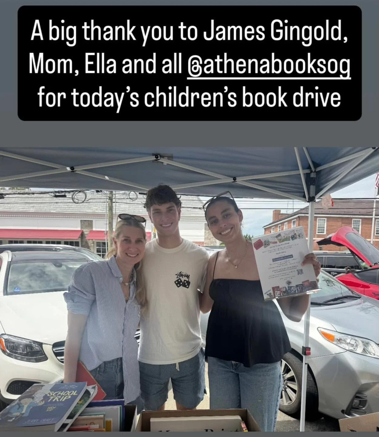 Athena Books and the Old Greenwich Association&rsquo;s amazing book drive netted well over 2,000 fantastic kids books for us to distribute. Thanks so much for all their efforts! athena_books_ @0ld greenwich association