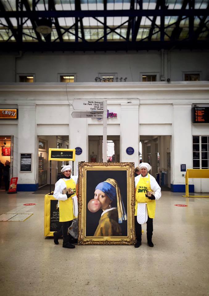 Brighton train station impromptu photo shot. 