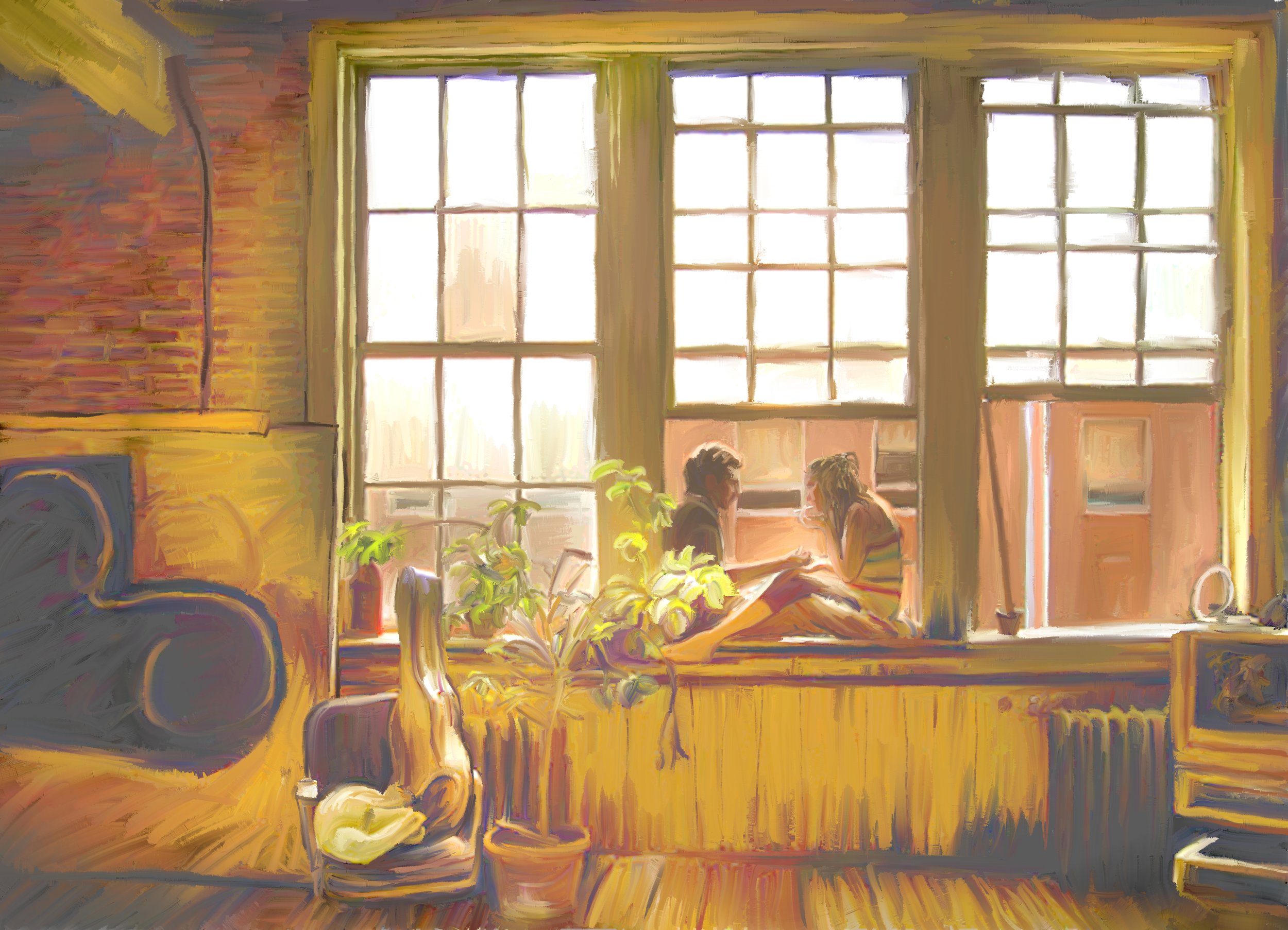 Couple at a Window