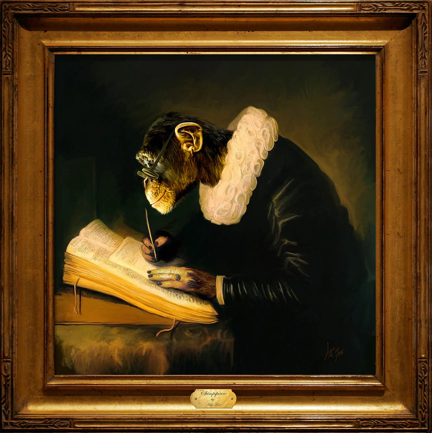 chimpspeare framed.jpeg