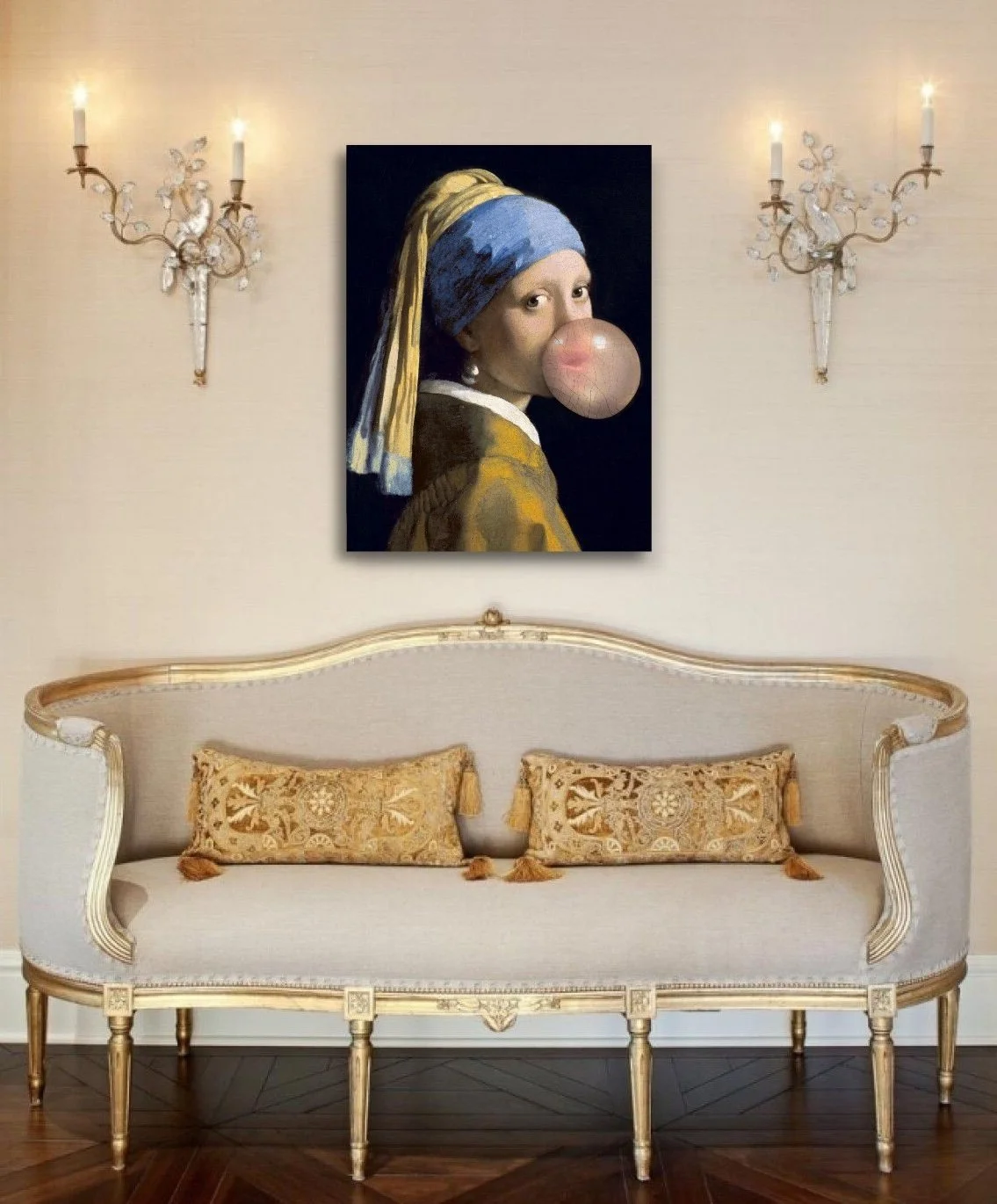 Canvas on a wall customer submission