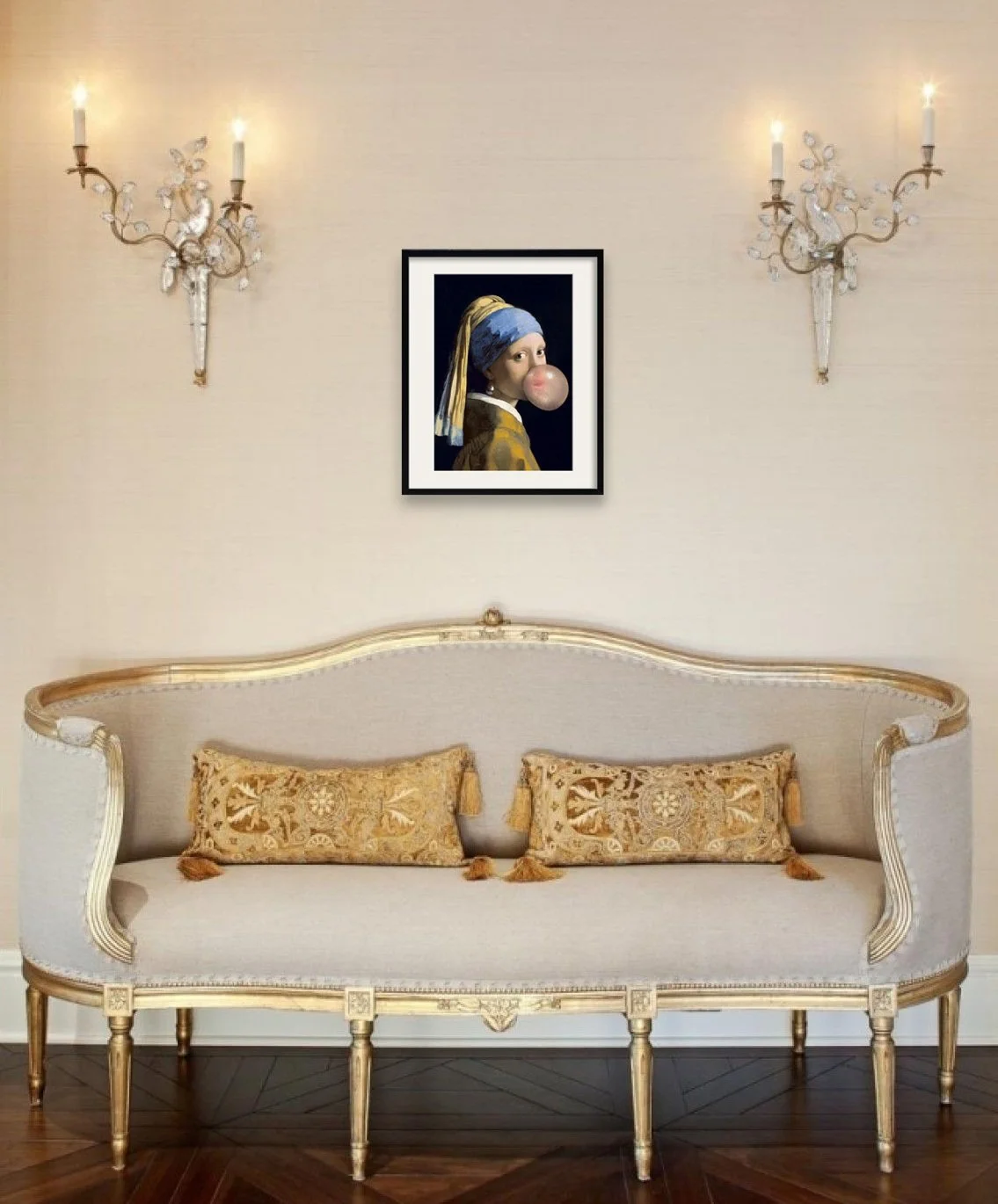 Window mounted framed