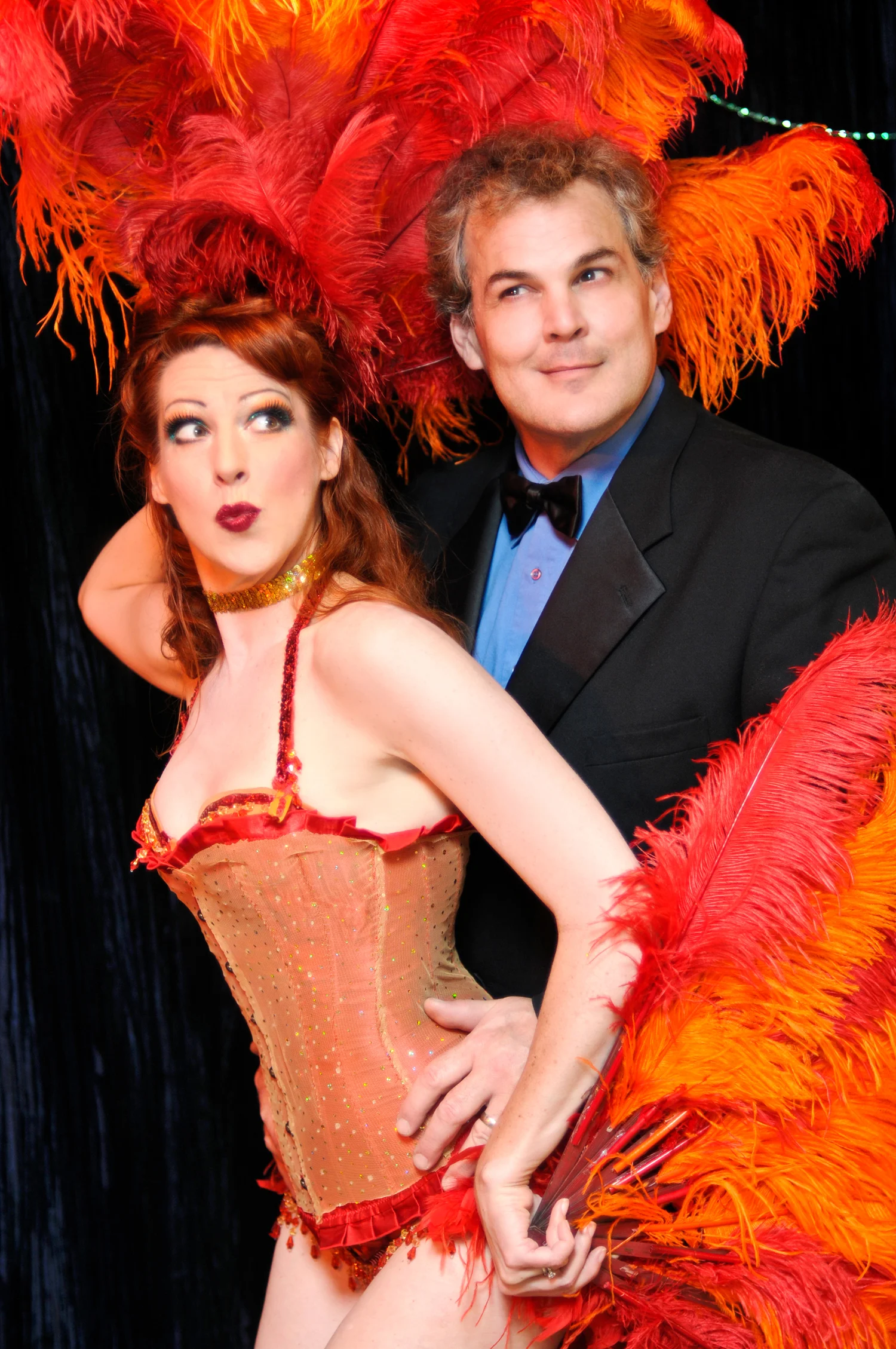 Burgundy Brixx and The Purrfessor. Photo by Shimona Henry.