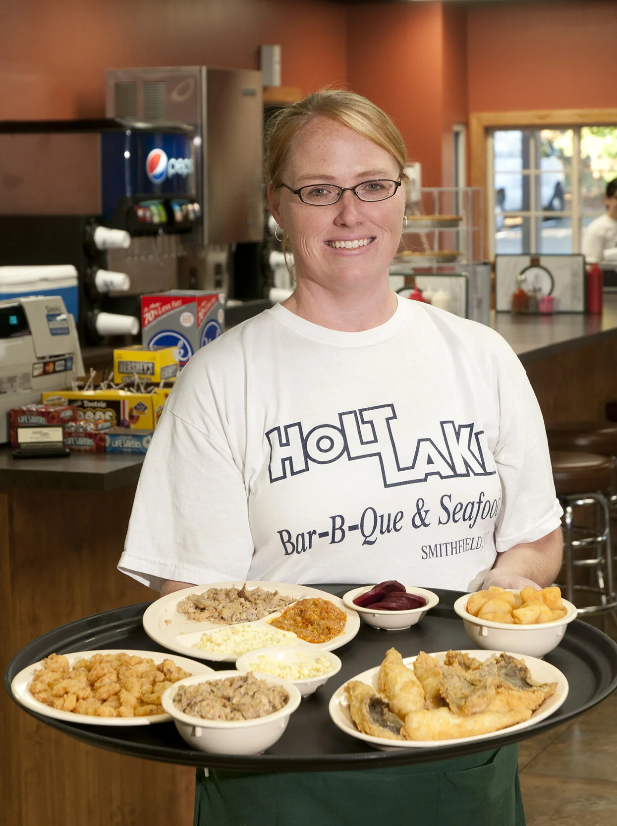 Holt Lake BBQ for Our State Magazine