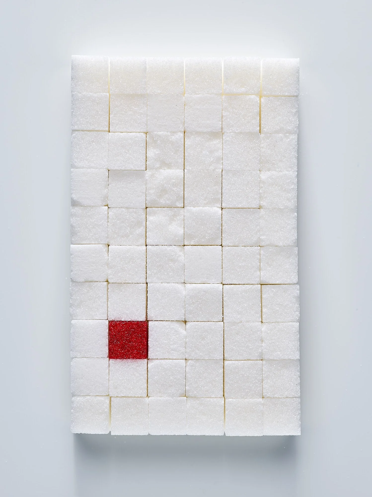 Graphic sugar cube design minimal conceptual photography by Dhanraj Emanuel, advertising photographer Greensboro NC