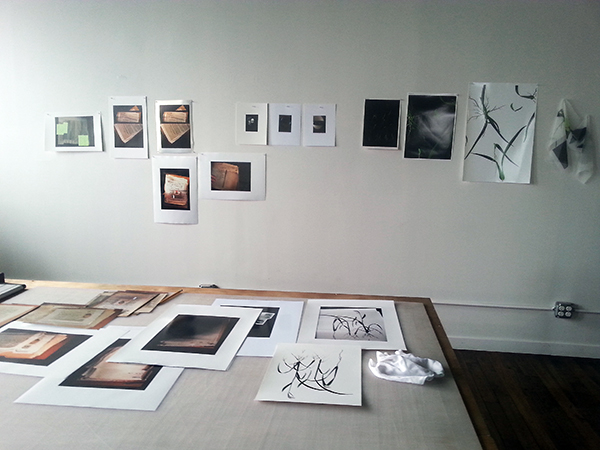 a tangentially related image of former artist in residence Huong Ngo's work during image/substrate tests 