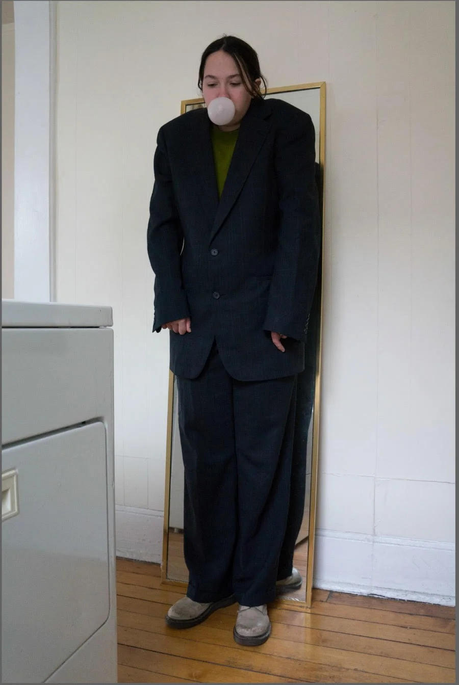 Portrait of the artist.
