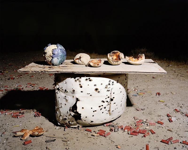 Bounty (Cantaloupes and bowling ball), 40x50”, 2013, From the series In Range