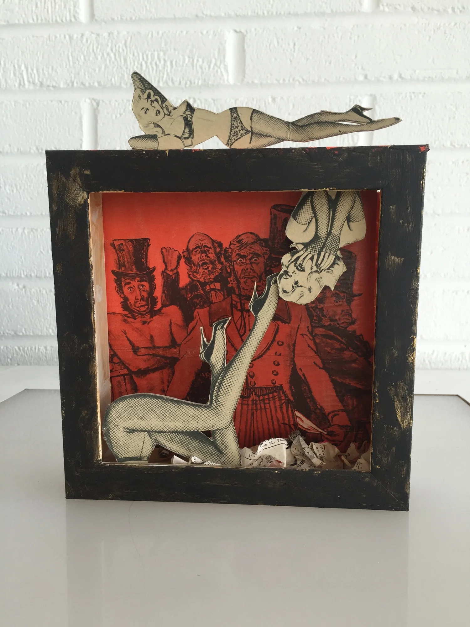 A ditzy, doozy diorama Day 21 #100DaysStudioProject