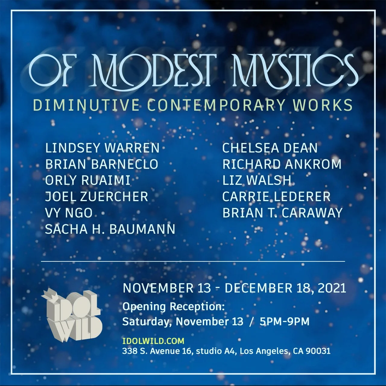 Of Modest Mystics: new work in a group show