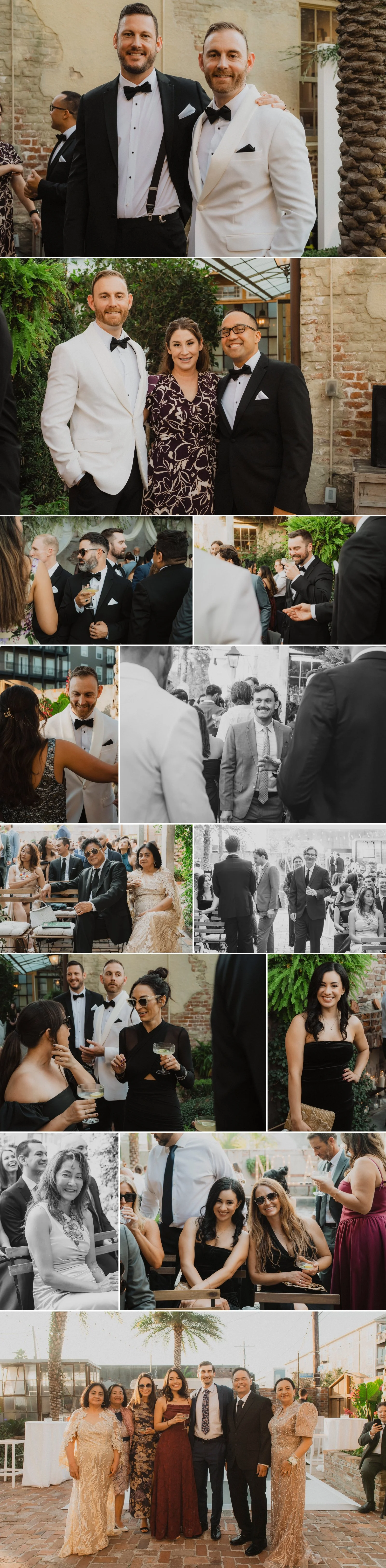 Guests and pre-ceremony cocktails at Race & Religious