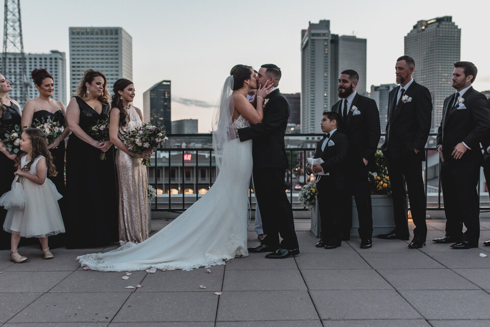 Rooftop Wedding in New Orleans - The Swansons