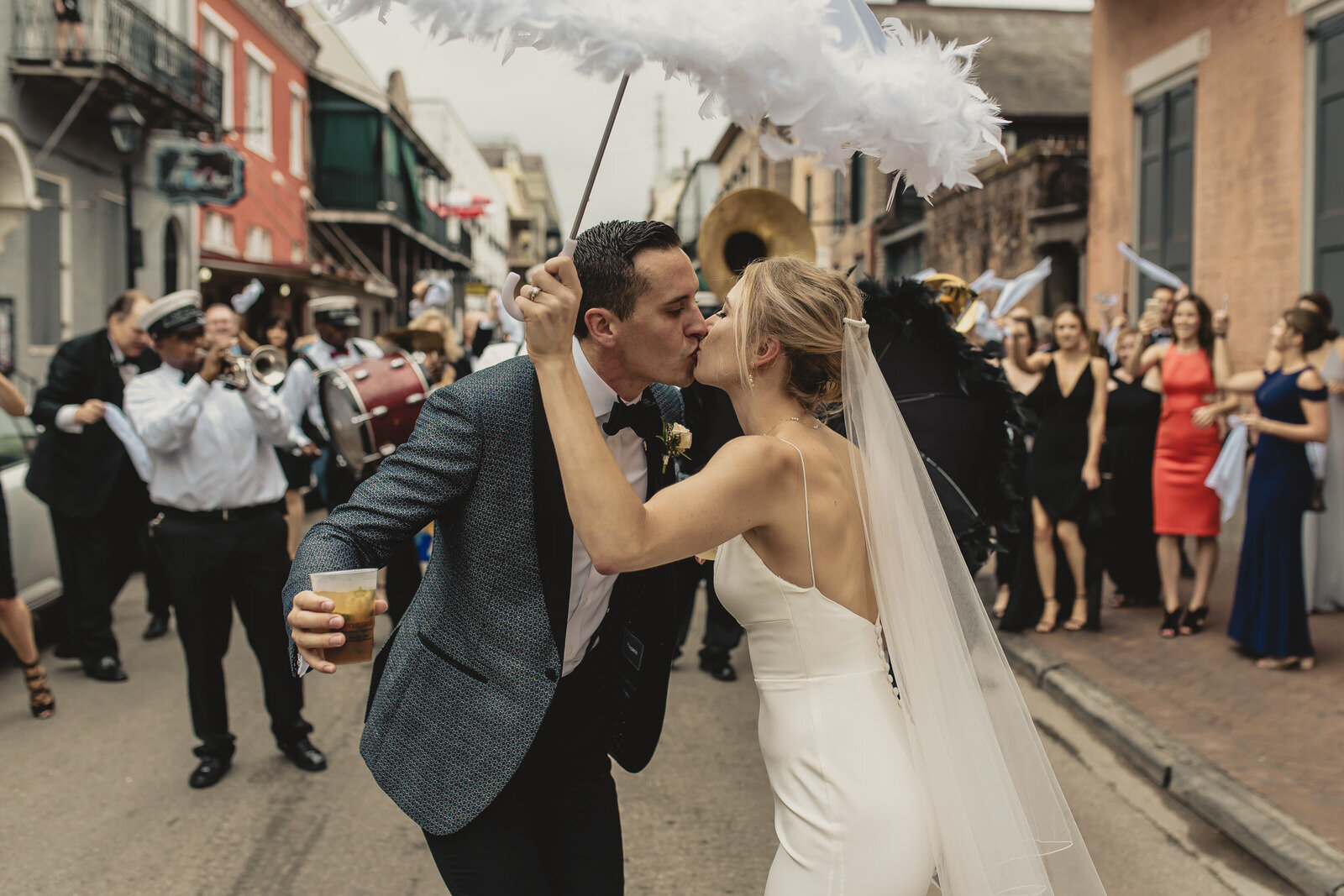 New Orleans Second Line Wedding Photography - The Swansons