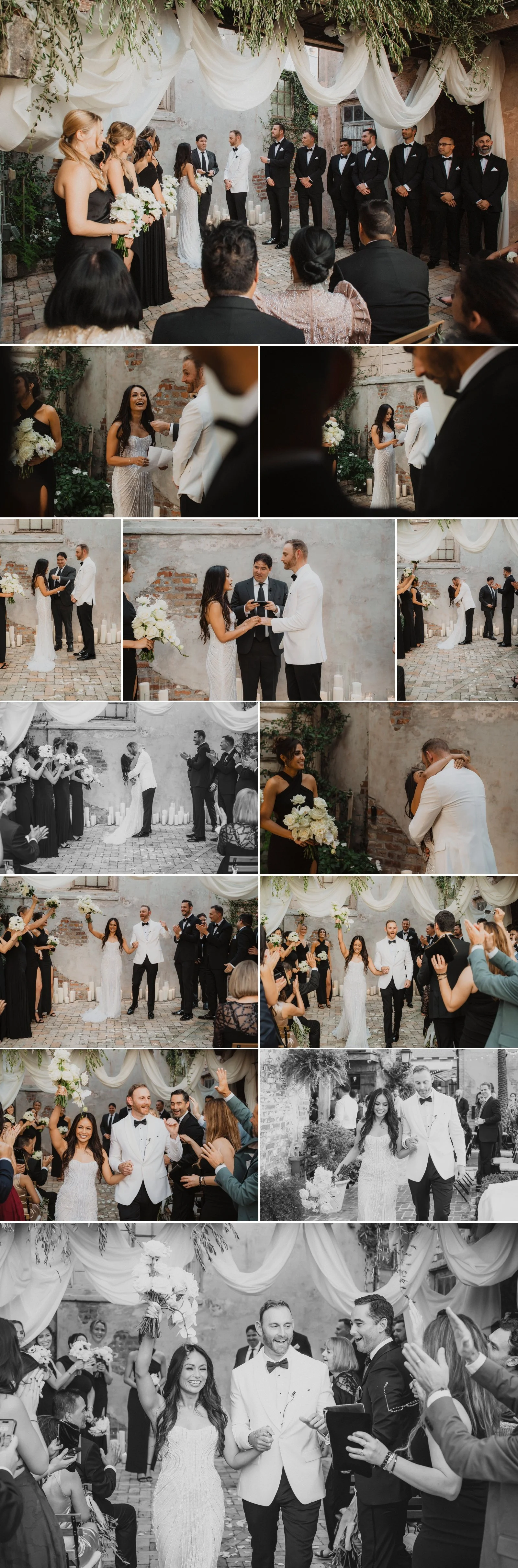 Emotional wedding vows at Race & Religious