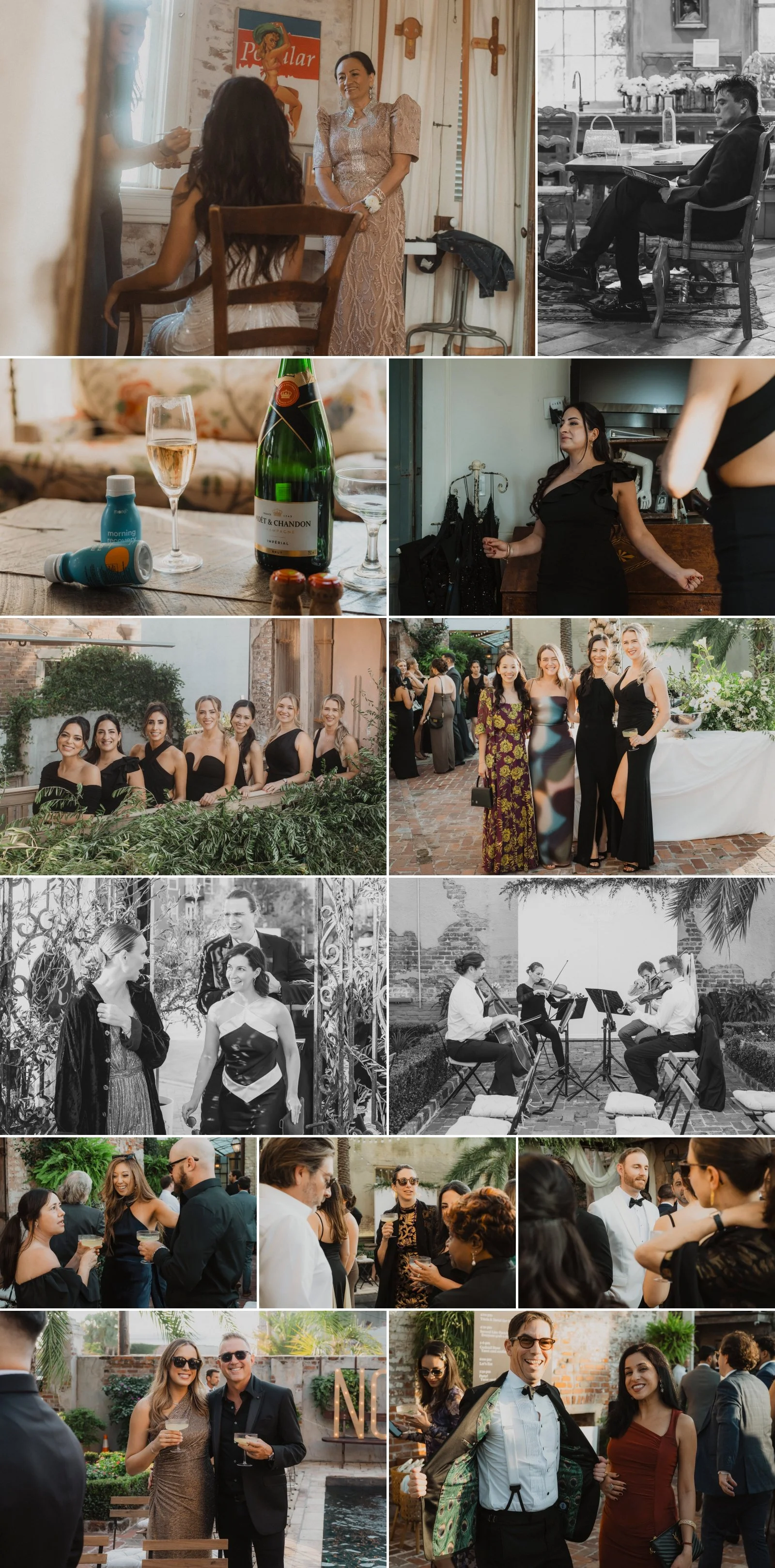 Guests coming into Race & Religious for the wedding ceremony