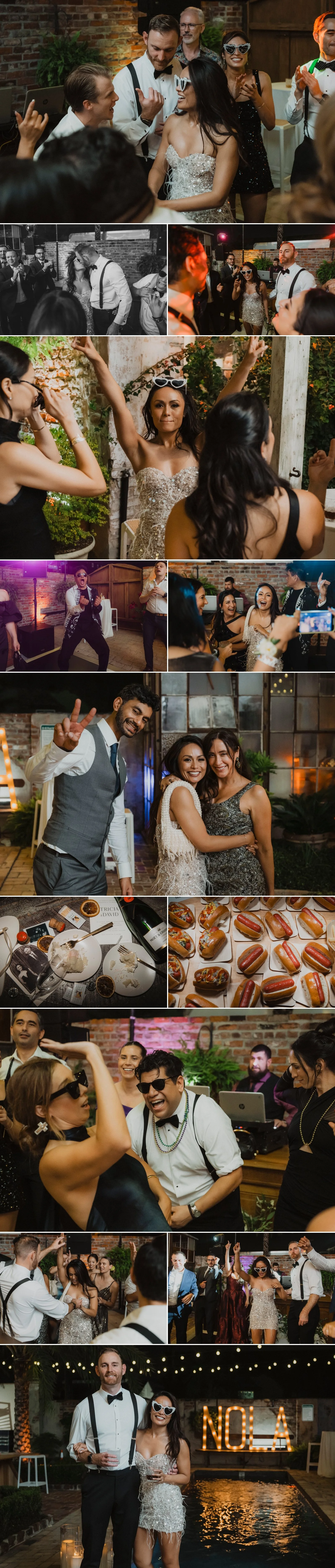 Wedding reception dance floor moments at Race & Religious in New Orleans