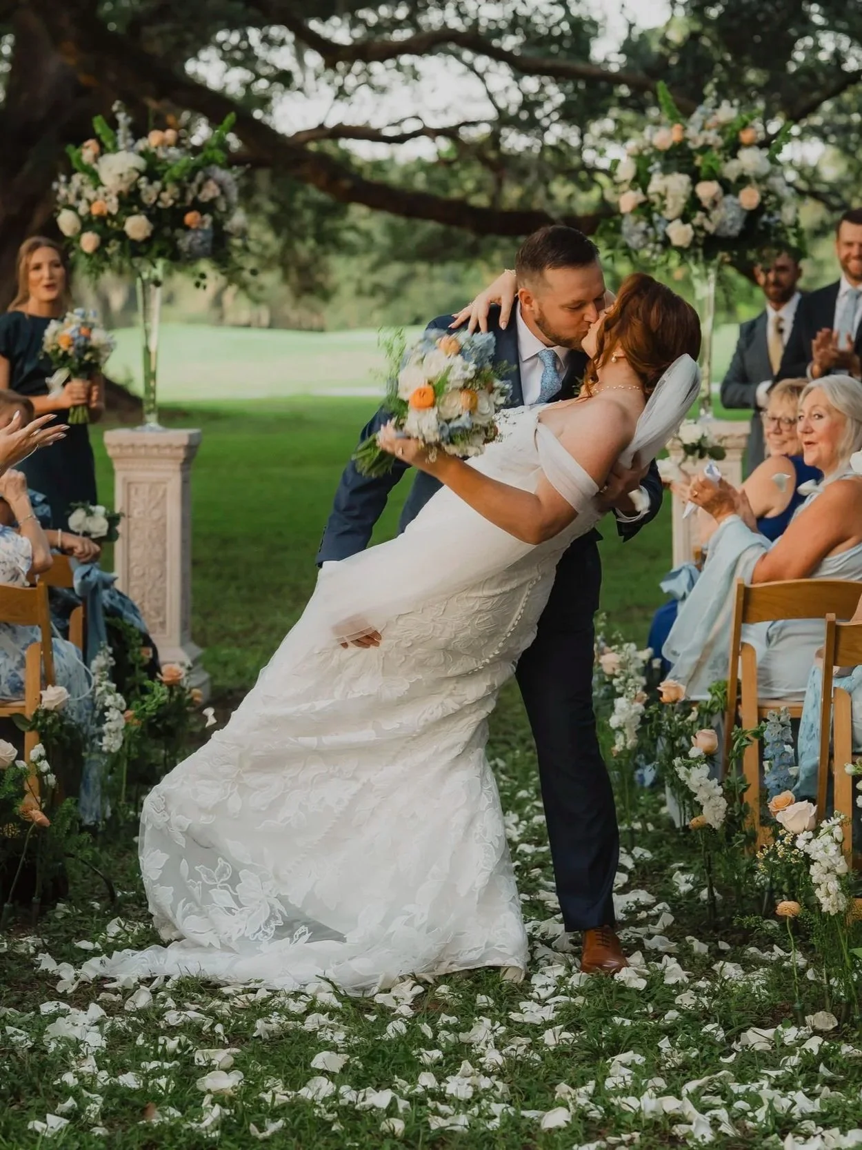 first kiss under oaks in audubon park new orleans