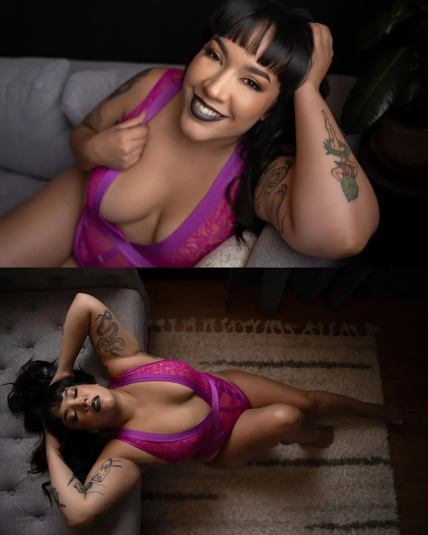 The definition of Your shoot, Your style!!!

A lot of studios would probably be against a black lipstick or dark purple lipstick because it's not &quot;their style&quot;  but not here with us 💞

Wanna rock nothing but knee high boots and a leather j