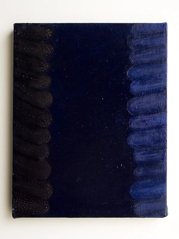 untitled (gold blue feelers)
