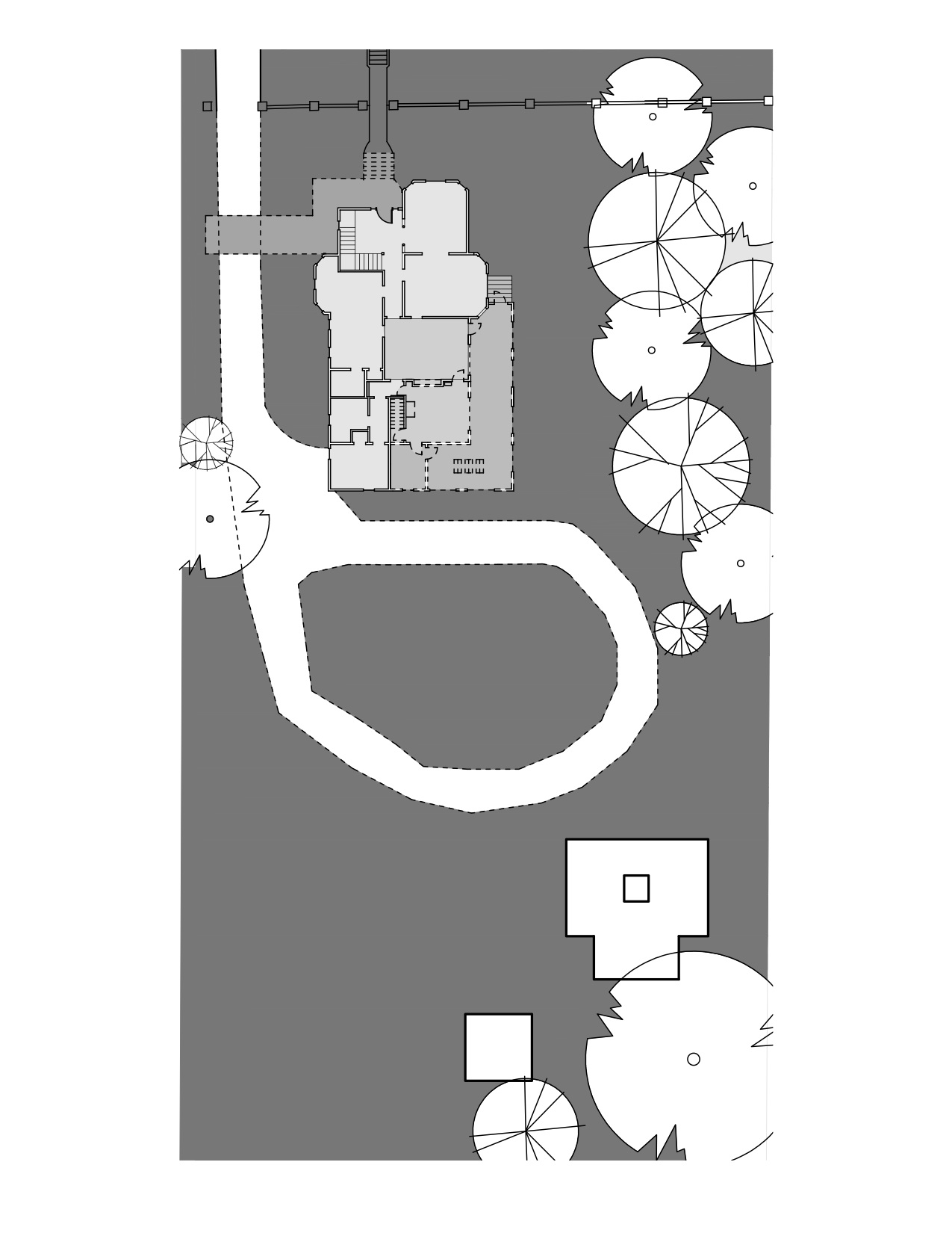 "before" site plan