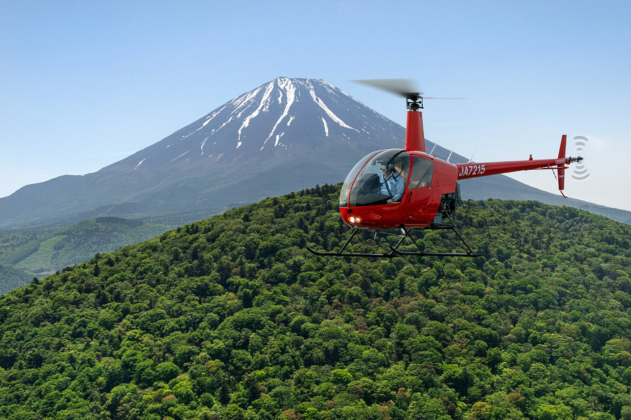 Robinson R22, Mt Fuji, Japan