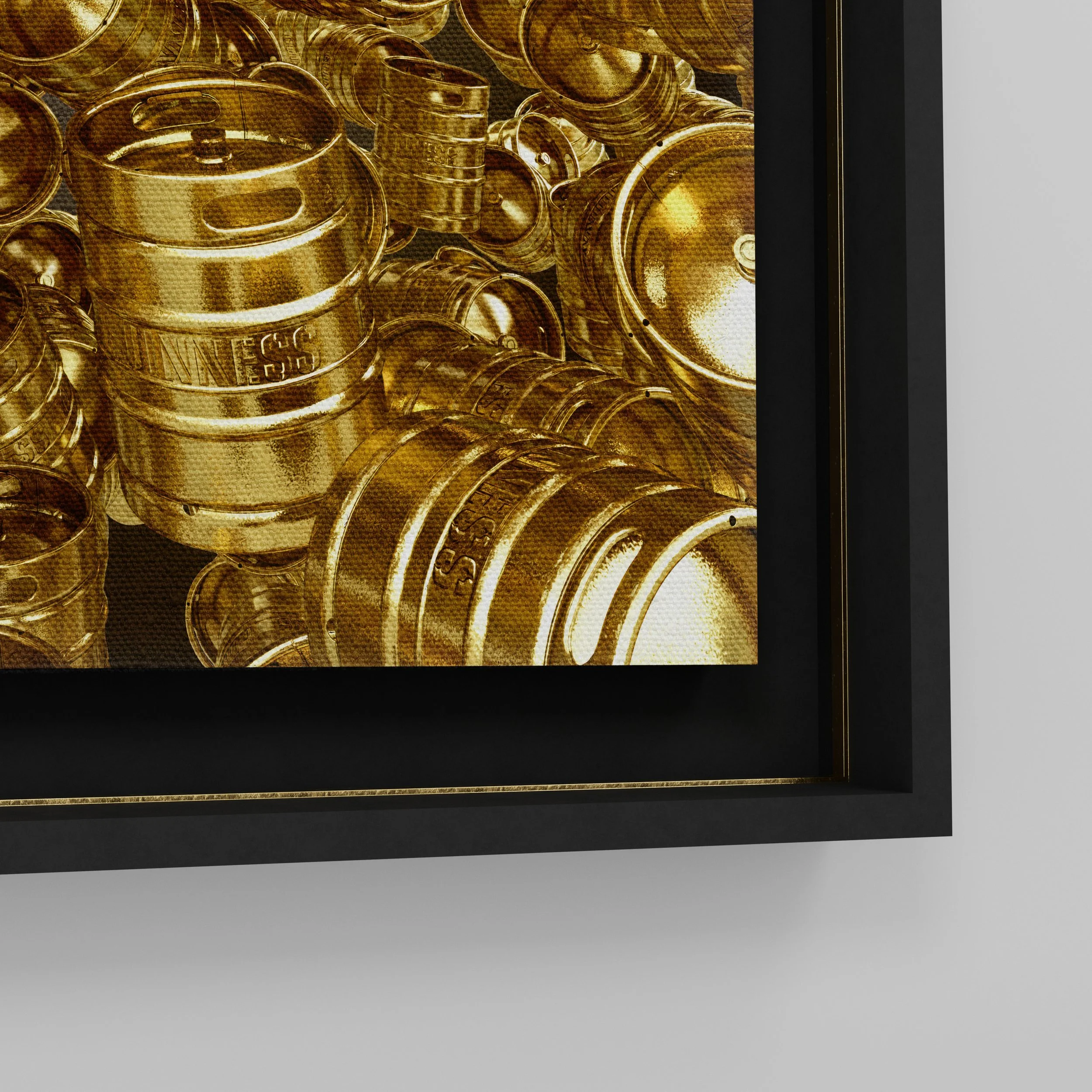 Unique digital artwork featuring the Guinness from James Gate in Dublin by local artist maxi