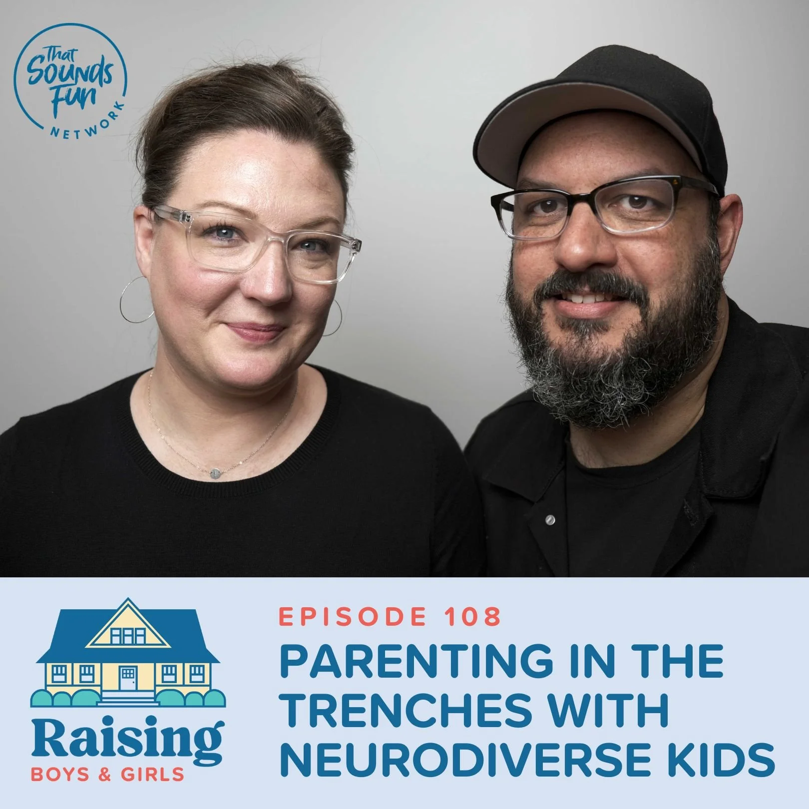 Episode 108: Parenting in the Trenches With Neurodiverse Kids: Jenn and Marcus dePaula