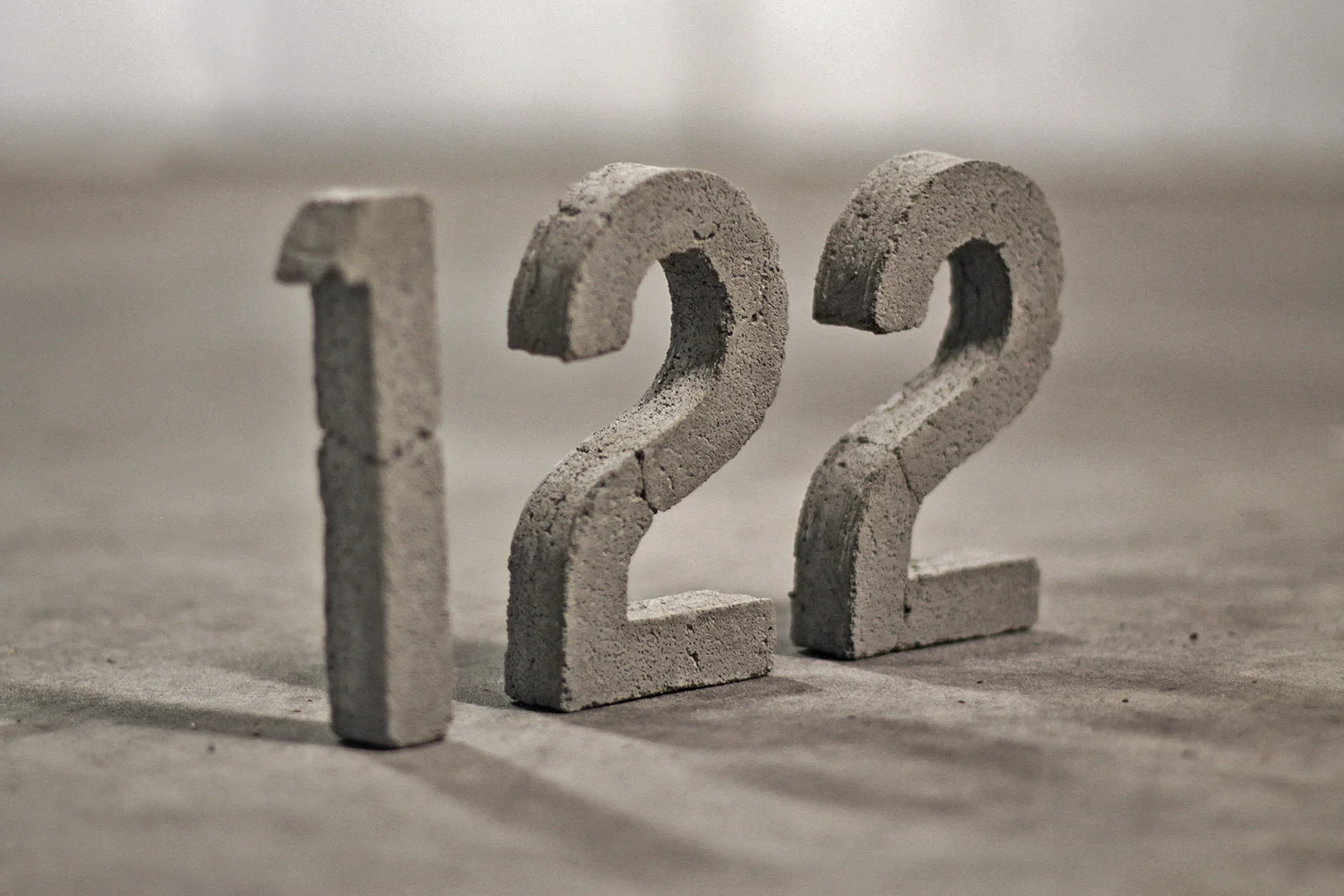 122 CONCRETE NUMBERS Back in December of last year, I was freelancing at Local Peoples / Assemble Projects on the design of the website for their small-footprint living development 122 Roseneath St. Read the process diary for creating these concrete numbers. READ MORE