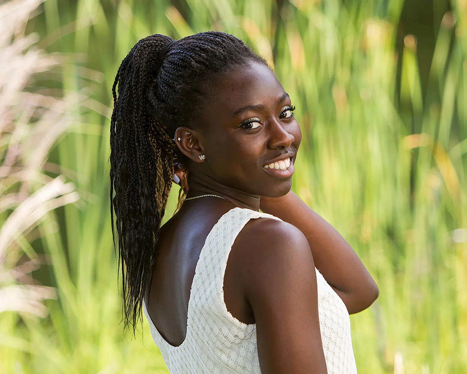 Outdoor senior portrait